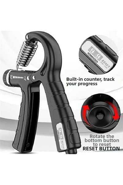 Generic Brand Black Hand Arm Wrist Strengthener Exercise Tool 5-60 kg Carpal ...