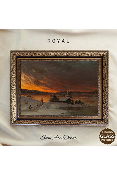 Sanart Vintage ζωγραφική με κορνίζα, ζωγραφική με λάδι, ζωγραφική με κορνίζα,...