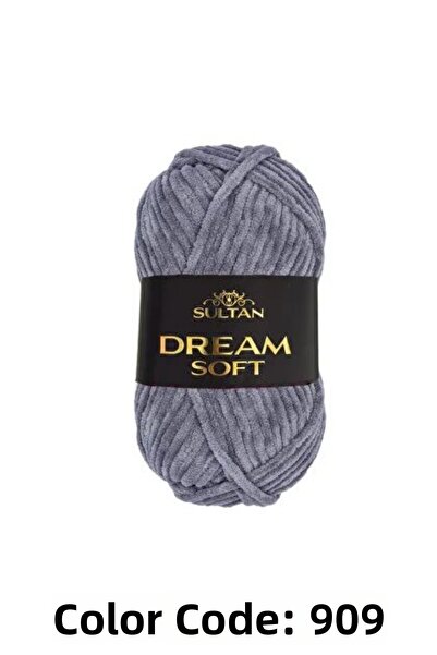 hobi dünyası evim Sultan Dream Soft Velvet Yarn – Color Code: 909