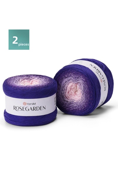 Yarnart ROSEGARDEN - ΜΠΛΕΝΤΟ ΠΛΕΚΤΟ ΝΗΜΑ ΧΕΙΡΟΠΟΙΗΤΟΥ ΠΛΕΚΤΟΥΜΕΝΟΥ