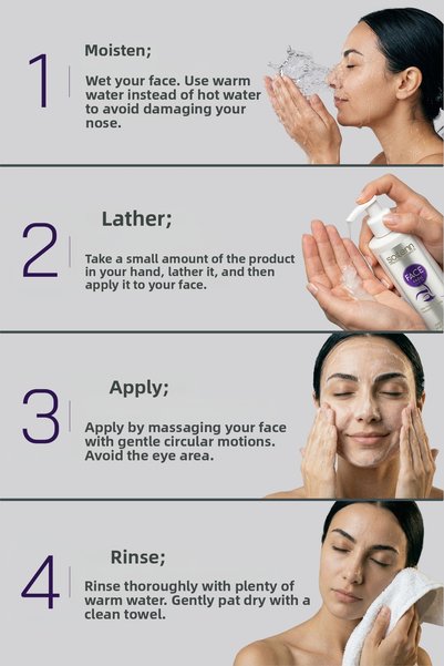 SOİTENN Salicylic Acid Zinc Vitamin E Facial Cleansing Shampoo for Oily Skin 500 ml