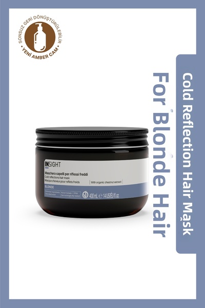 Insight Cold Reflection Mask for Blonde Hair 400 Ml.