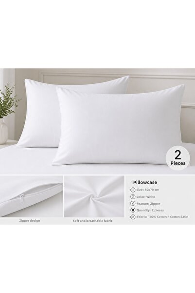 Madame Home Premium Λευκό Στρώμα Επένδυσης Μαξιλαριού 50x70 Μαλακό και Αναπνε...