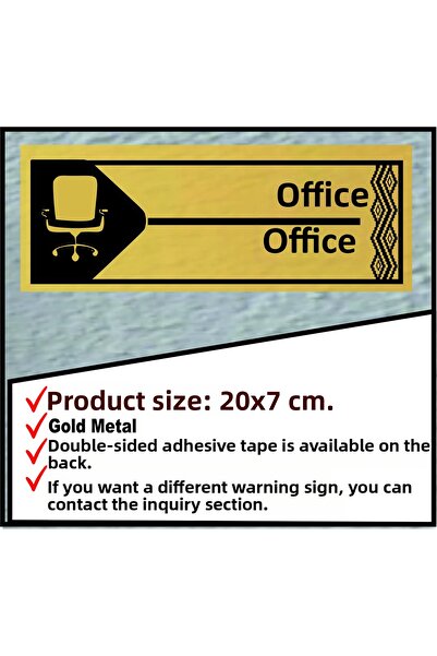 sıradışıhediyem Office Warning Sign