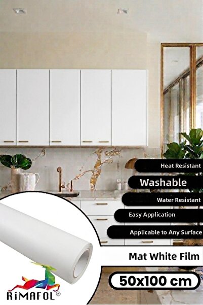 RİMAFOL ΜΑΤ ΛΕΥΚΟ ΦΥΛΛΟ ΕΠΙΚΑΛΥΨΗΣ ΝΤΟΛΑΠΙΩΝ ΚΟΥΖΙΝΑΣ, ΠΑΓΚΩΝ ΚΟΥΖΙΝΑΣ ΚΑΙ ΕΠ...