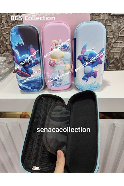senacacollection Θήκη στυλό Eva με ανάγλυφο σχέδιο Stitch, 1 ΤΕΜ.