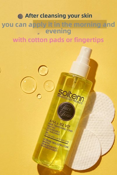 SOİTENN Face Tonic Aha Vitamin B2 Pore Tightening Purifying Sebum Balancing Tonic 250 ml