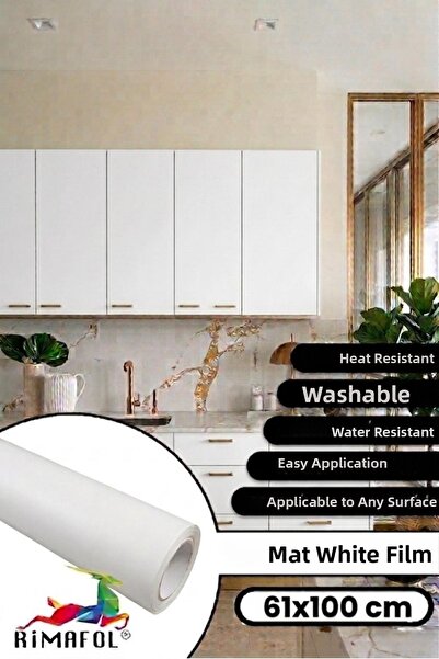 RİMAFOL ΜΑΤ ΛΕΥΚΟ ΦΥΛΛΟ ΕΠΙΚΑΛΥΨΗΣ ΝΤΟΥΛΑΠΙΩΝ ΚΟΥΖΙΝΑΣ, ΠΑΡΚΕΤΩΝ ΚΟΥΖΙΝΑΣ ΚΑΙ...