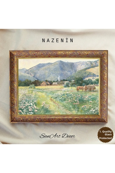 Sanart Vintage ζωγραφική με κορνίζα, ζωγραφική με λάδι, ζωγραφική με κορνίζα,...