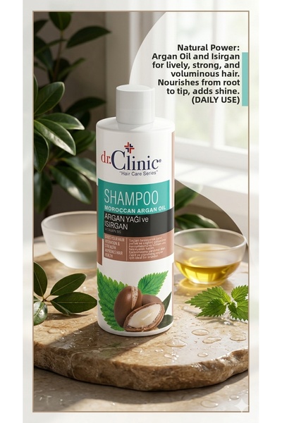 Dr. Clinic Moroccan Argan Oil Shampoo 400 ml