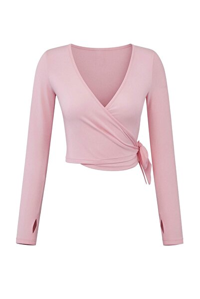 Συλλογή Trendyol Ανοιχτό Ροζ Μπλούζα Micro Κοντό THMSS26BZ00002