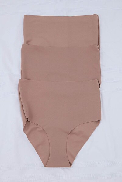 Συλλογή Trendyol Καφέ 3 τεμάχια Micro Hipster Flat Hipster εσώρουχα THMSS24KU...