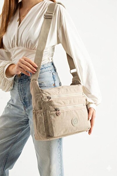 Kılinkır Τσάντα Messenger Multi-Pocket Cross Strap Ανθεκτικό στη βροχή Ύφασμα