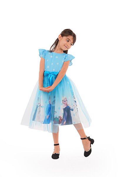 Lupita Φόρεμα για κορίτσια μπλε Snow Queen Elsa