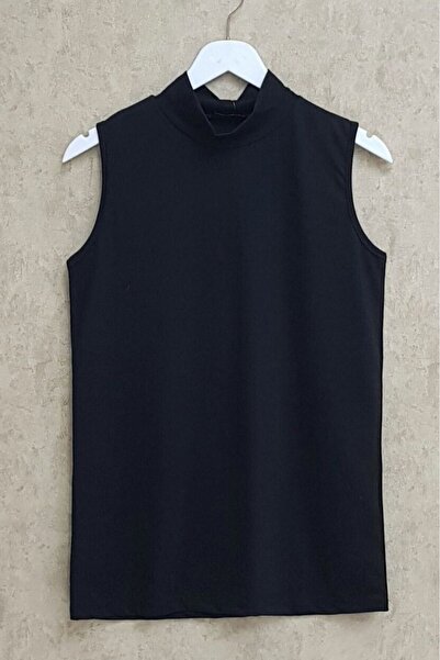 Modamorfo Μισό λαιμό μηδενικό μανίκι - μαύρο