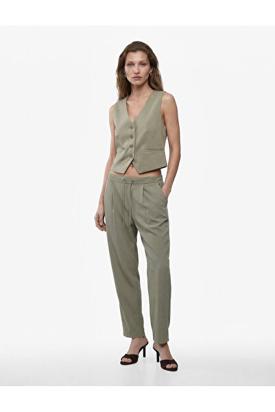 Koton Άνετο παντελόνι jogger από βισκόζη με φιόγκο και κορδόνια στην ψηλή μέση