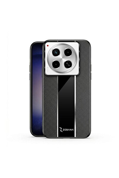 Zebana TECNO Camon 30 Pro Uyumlu Kılıf Premium Deri Kılıf Siyah