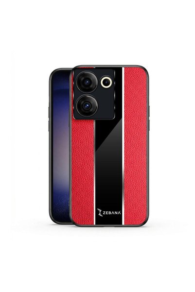 Zebana حافظة متوافقة مع هاتف TECNO Camon 20 Pro 4G حافظة جلدية فاخرة باللون ا...