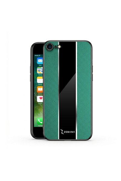Zebana Apple iPhone 6 Plus Compatible Case Premium Leather Case Green