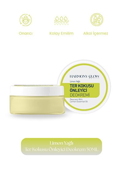 Harmony Glow Beauty Limon Yağlı Ter Kokusu Önleyici Deokrem