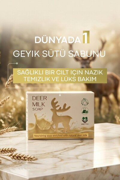 DR TAGY – Geyik Sütlü Sabun - Doğal Aydınlatıcı ve Nemlendirici Lüks Sabun Barı