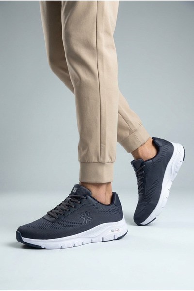 BUCKHEAD حذاء رياضي رجالي من Timar Buck4321-m020 Flex Foam Sole - رمادي