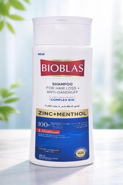 Bioblas شامبو بيوبلاس المضاد للقشرة مع الزنك والمنثول