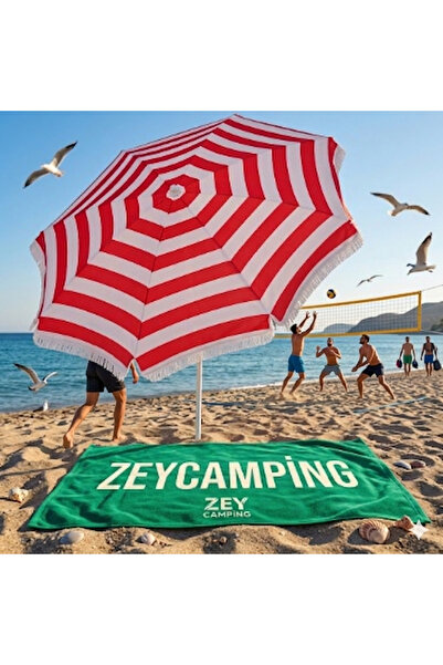Zey Camping zeycamping Su Geçirmez 200 cm plaj bahçe balkon teras kamp şemşiy...