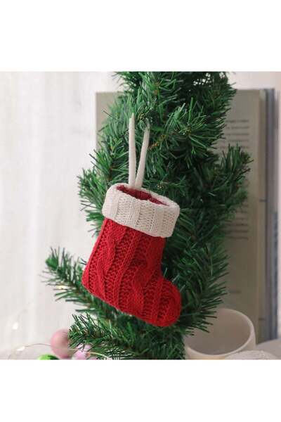 Arabest 2-Piece Mini Knitted Socks,Tableware Set,Home Decoration