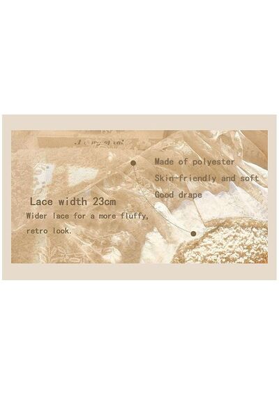 Arabest 2-Pack Gauze Lace Curtains,2x2.7m,for Bedroom Window & Balcony Decor