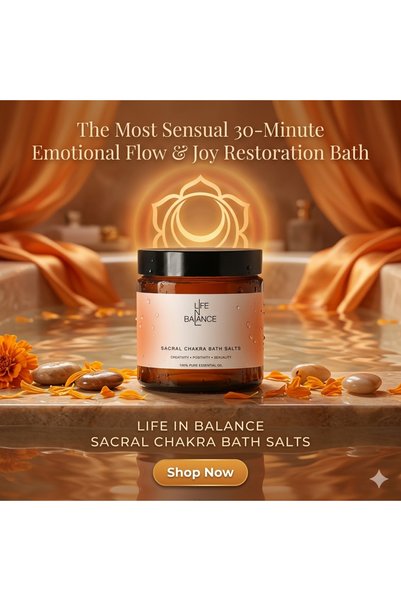 Lifenbalance Unwind and relax | Grapefruit & Ylang Ylang — Sacral Chakra Bath Salts 250 g