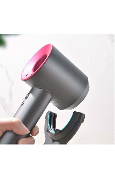 Arabest Hands-Free Wall-Mounted Hair Dryer Holder,6-in-1 Organizer,Punch-Free...
