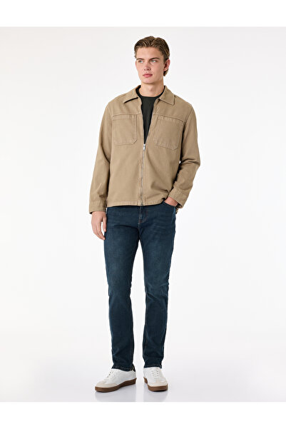 Koton Τζιν παντελόνι κανονικής μέσης βαμβακερή λεπτή εφαρμογή - Brad Jean