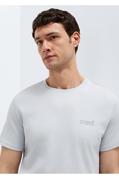Mavi M0610360 Logo Printed T-Shirt Men's T-Shirt Gray