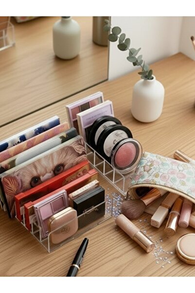 MY1COMPANY 12.5cm Eyeshadow Lipstick Eye Palette, Makeup Supplies Organizer - Compartmentalized Organizer