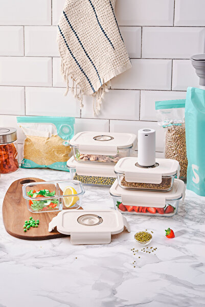 Aryıldız مجموعة حاويات تخزين مكونة من 25 قطعة من الفراغات والطازجة