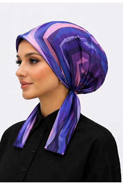 R&S modibone μαντήλι, σκουφάκι, βαμβακερό ύφασμα, αντιολισθητικό, μωβ