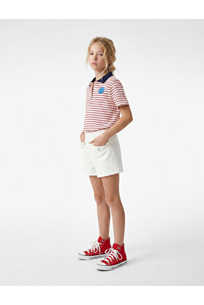 Koton Κοριτσίστικο τζιν & καμβά σορτς 6SKG40065AK