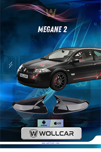 WOLLCAR 2002-2009 RENAULT MEGANE 2 BATMAN YARASA AYNA KAPAĞI