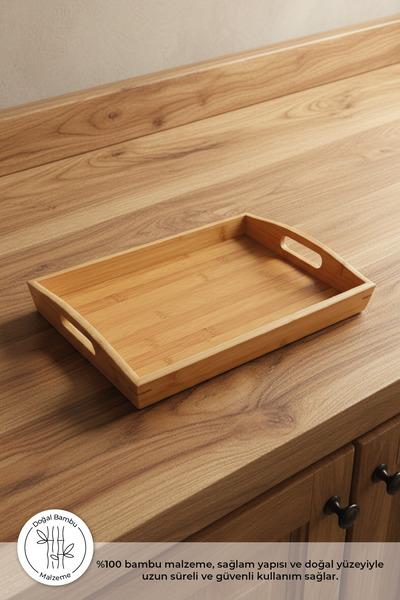 Bambum Escudella - Rectangular Anti-Slip Tray Large