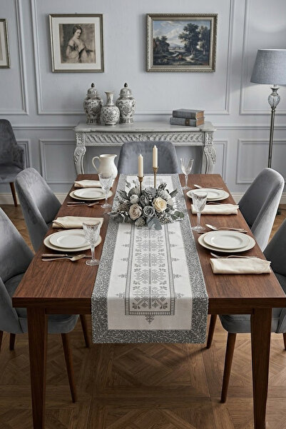 Çt Çeyizci Tekstil Ψηφιακό Printed Runner 40x140cm