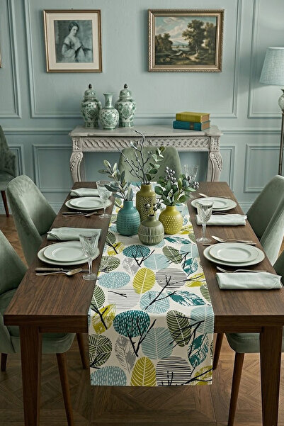 Çt Çeyizci Tekstil Dijital Baskılı Runner 40x140cm