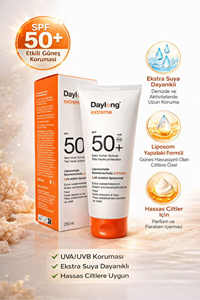 Extreme Daylong SPF 50+ Lipozomal Güneş Losyonu 200 Ml