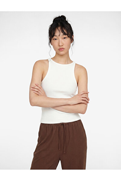 Koton Παντελόνι Aerobin με φαρδιά μπατζάκια και κορδόνια στη μέση