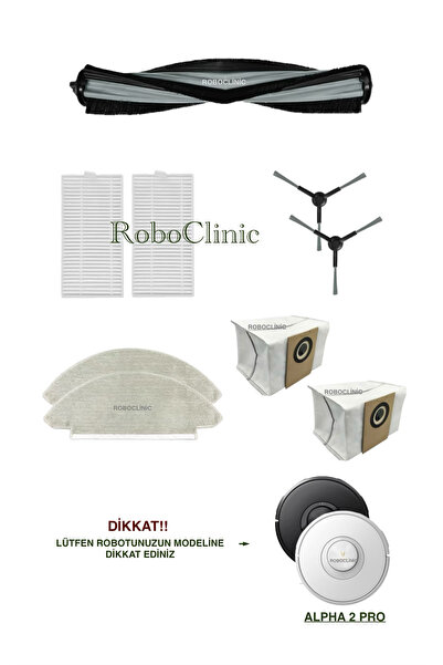 Roboclinic Viomi Alpha 2 Pro Ρομποτική ηλεκτρική σκούπα, συμβατή με ανταλλακτ...