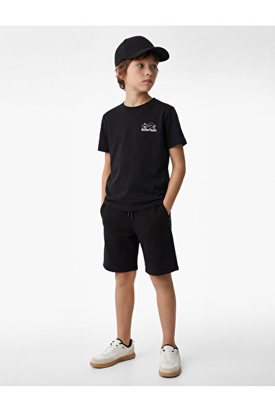 Koton Basic Shorts with Belted Laces and Pockets