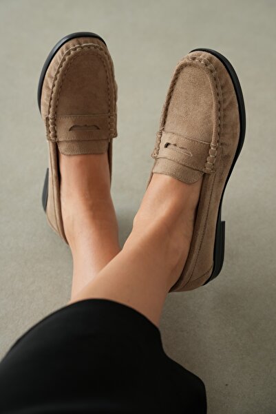 selin shoes Vento Flat Sole Classic Γυναικεία Παπούτσια - MINK SUEDE