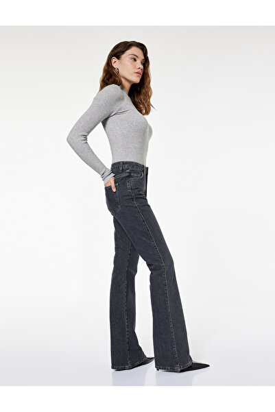 Koton Ψηλόμεσο καμπάνα Skinny Jean - Flare Jeans