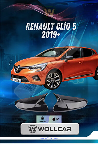 Batman Renault Clio 5 2020 - Sonrası Yarasa Ayna Kapağı