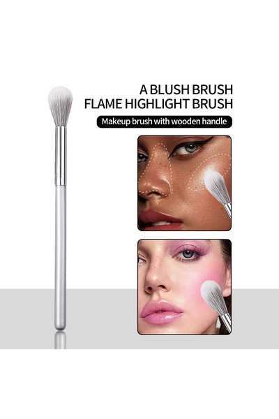 Choice 1PCS Highlighter Brush, Tapered Face Makeup Brush for Powders and Crea...